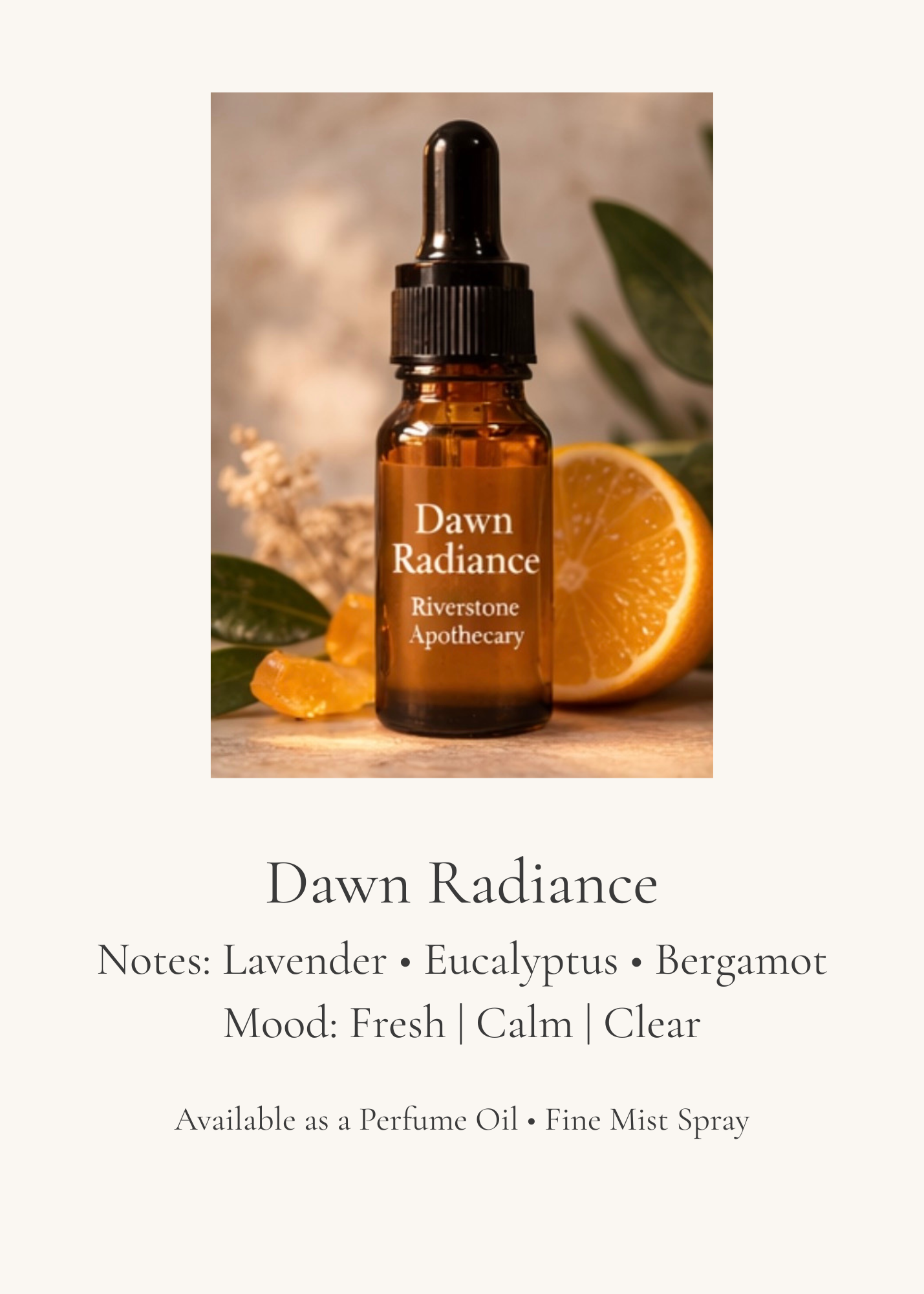 Dawn Radiance by Riverstone Apothecary